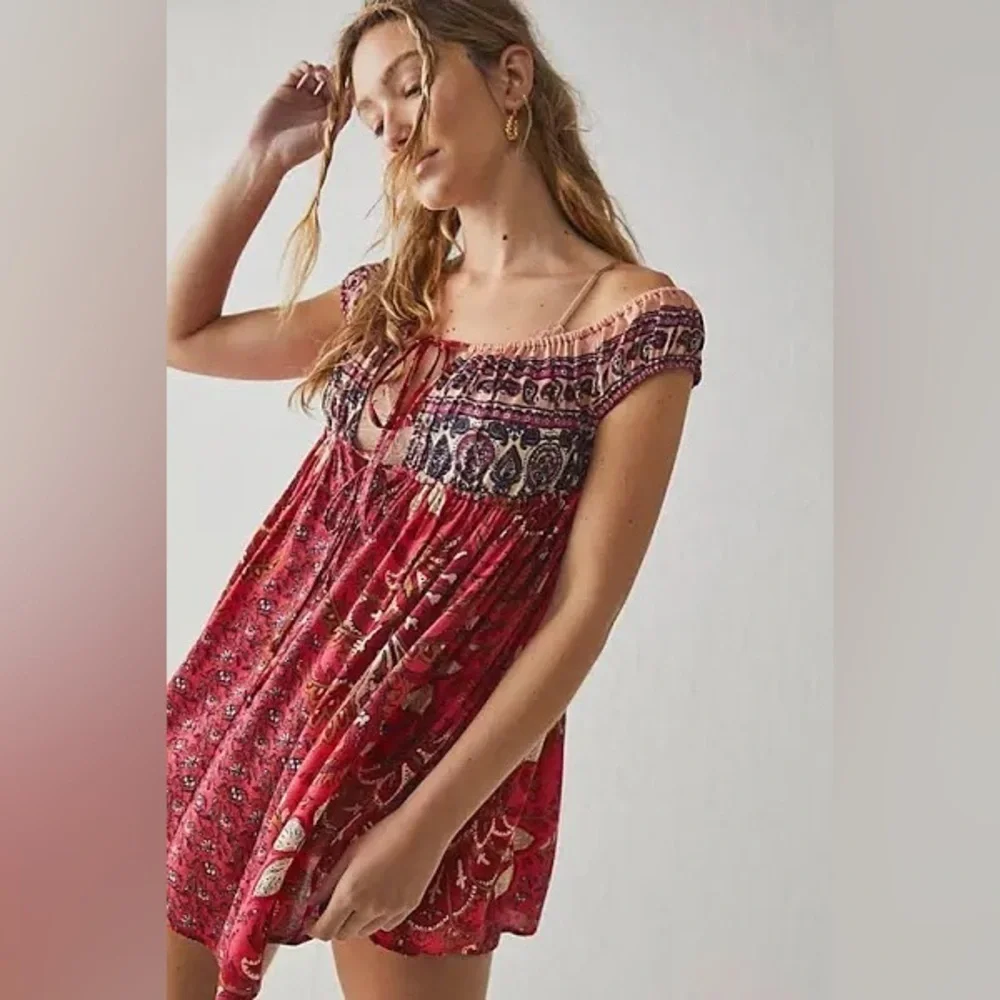 Free People Intimately Free Bali Mariposa Mini Dress Size XS